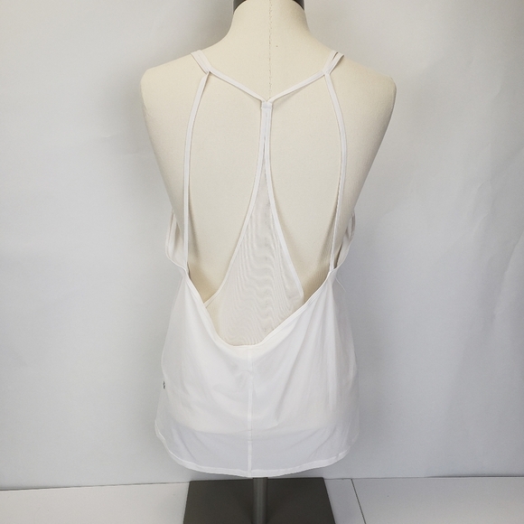 Lululemon Shear Lightness Tank White Strappy Ultra Light size 6 - Picture 4 of 9